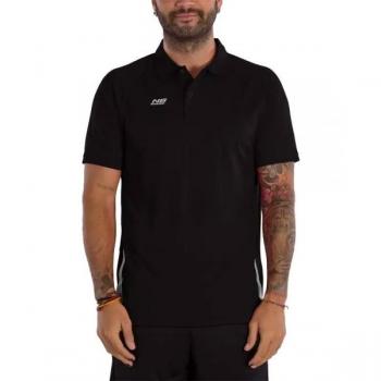 Polo Enebe Hombre Strauss Negro - Prenda de vestir, tipo polo, diseño moderno, ideal para padel, tejido ligero y transpirable