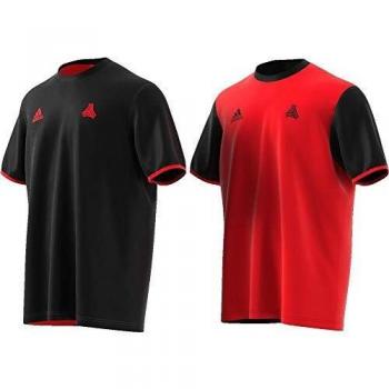 adidas Tan MW Reversible Jersey, Hombre, Black/Red, M