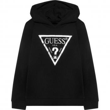 Sudadera con capucha infantil Guess DARA Regular Fit Negra