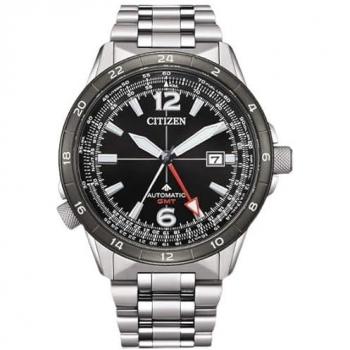 Reloj Hombre Citizen Promaster Sky NB6046-59E Negro Plateado con Pulsera de Acero inoxidable