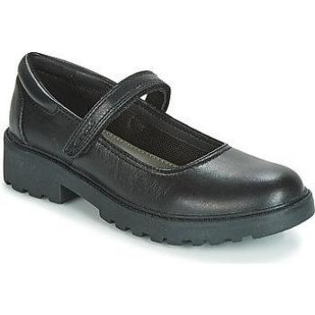 Geox Casey Girl Black Ballerina Shoes