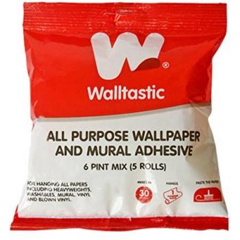 Walltastic, Adhesivo para Todo Tipo de Papeles Decorativos para Pared y murales Wallpaper, Cartón, Multicolor, 15x3x17 cm