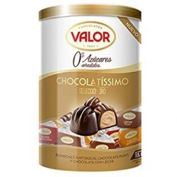 Valor - Chocolatíssimo Selección Oro - 0% Azúcares Añadidos - 200 g