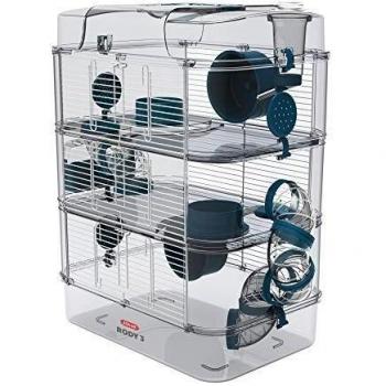 Zolux Rody 3 Trio Blue Small Rodent Cage (41x27x53 cm)