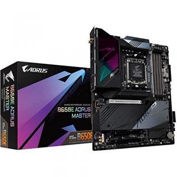 Gigabyte B650E AORUS MASTER AM5 ATX Motherboard with 4x DDR5, SATA 6Gb/s, USB 3.2, and USB 2.0