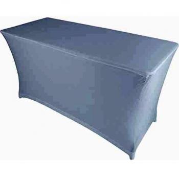 Funda elástica stretch blanca para mesa plegable HPDE 180x75x74 cm