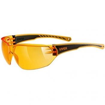 uvex Unisex-Adult, Sportstyle 204 Sports Glasses, Orange/Orange, One Size