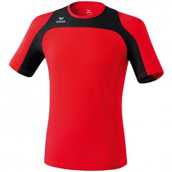 Erima Running T-Shirt Race Line - Camiseta de running para hombre, color rojo, talla 2XL
