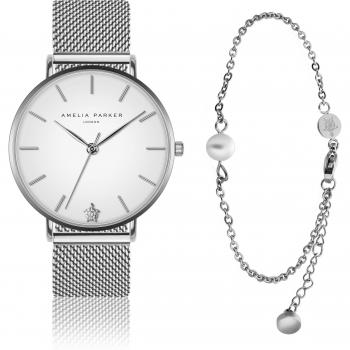 Amelia Parker Pure Women's Watch and Bracelet Set