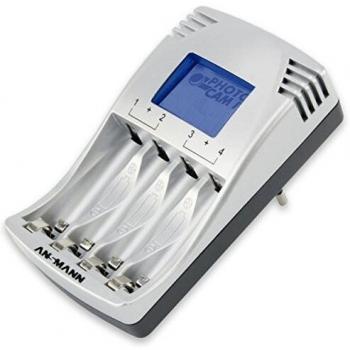Ansmann Photo Cam IV - Cargador de pilas AAA/AA/NiMH/NiCd