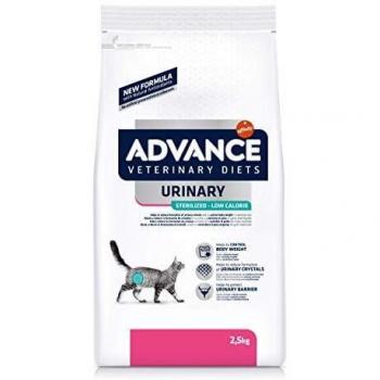 ADVANCE Veterinary Diets Urinary Low Calorie - Pienso para Gatos con Problemas Urinarios- 2,5kg