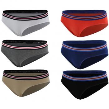 GreeNice Paquete de 6-12 Multicolor Cuerpo Braguitas Sin costura Slip para mujer 3683