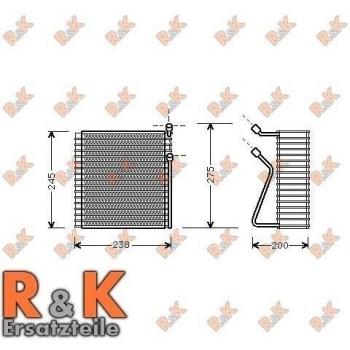 Evaporador de Aire Acondicionado PRASCO VOV091 para VOLVO V70 I