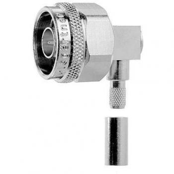 Telegärtner N Cable de ángulo conector CR TA j01020 a0040 RG174/U, 188 a/U, 316/U coaxial de conector 4018359110253
