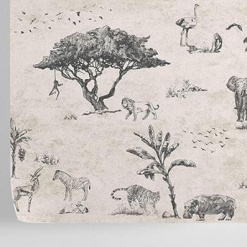 Papel Pintado Safari Ecológico 250x200cm, 8 Hojas, Fácil de Poner y Quitar