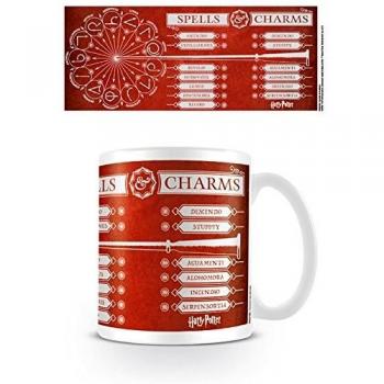 Pyramid MG24462 Harry Potter Spells & Charms - Taza de cerámica, porcelana, multicolor