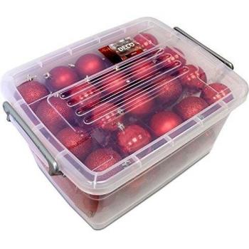 Unbekannt christmas giftszbolas de navidad plastico plastico rojo 70x