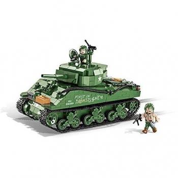 COBI World War II Sherman M4A3E2 Jumbo Building Block Set