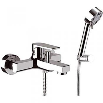 Grifo Monocomando para Bañera Exterior con Accesorios Línea Artic Cromado