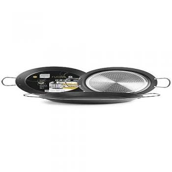 Paellera Antiadherente IBILI Fusion de 34 cm, Especial Inducción, Aluminio, 6 raciones