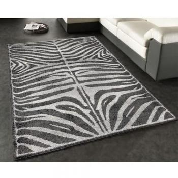 Alfombra de Salón 100% Polipropileno 11MM Diseño Animal 133x190 cm Base Yute Antideslizante