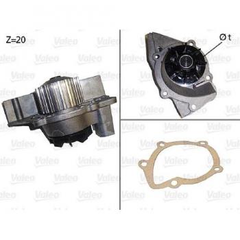 Bomba de agua VALEO 506531, tipo: bomba de agua, características: alta eficiencia, diseño optimizado para un flujo máximo, fabricada con materiales duraderos, compatible con múltiples modelos de vehículos