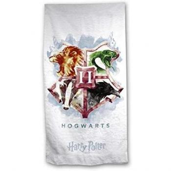 Toalla de Playa Harry Potter Hogwarts 100% Algodón Warner Bros