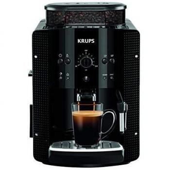 Krups Automatic Espresso Machine YY8125FD Beans Coffee Grinder with Manual Pressure 15 Bars Black