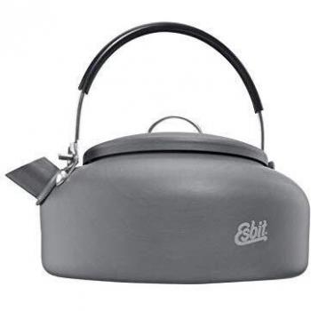 Esbit Aluminium-Kessel Hard Anodised-Tetera de Acampada, Hombre, Gris, 0.7 litros