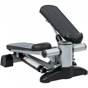 Ultrasport Swing Stepper,Stepper entrenamiento casa con Ordenador,Stepper subida y bajada para principiantes y usuarios avanzados,Stepper pequeño y compacto,para entrenamiento piernas y glúteos