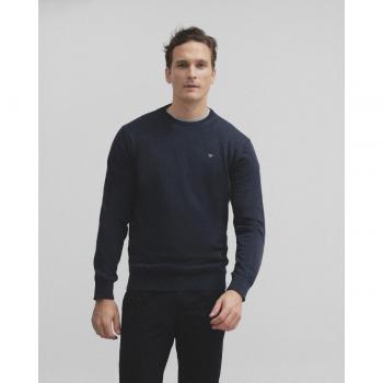 Jersey cuello redondo azul marino para Hombre
