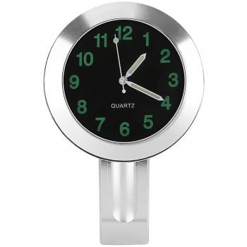 CICMOD 7/8 1 Reloj Manillar Universal Motocicleta con Kits de Montaje Cromo-Negro
