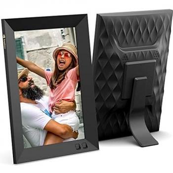 Nixplay Smart Digital Photo Frame 8 HD Screen with 1 Year Plus Membership - Black