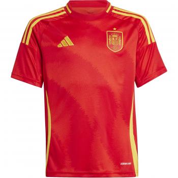 adidas 2024-2025 Spain Home Shirt (Kids) - Red - male - Size: 9/10 Years - 28-30 - 76cm