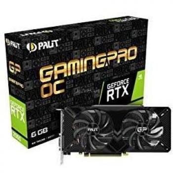 Palit NE62060S18J9-1160A Tarjeta gráfica GeForce RTX 2060 6 GB GDDR6 - Tarjetas gráficas