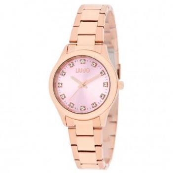 Reloj Mujer LIU JO TLJ2112 - Diseño elegante, caja de acero inoxidable, esfera analógica, correa de acero milanesa, resistencia al agua hasta 30 metros, cristal mineral