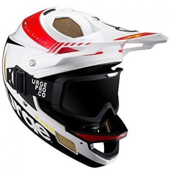 Urge Archi-Enduro RR + Casco combinada, Color Blanco/Negro, tamaño L