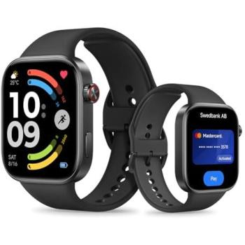 Reloj Inteligente Xiaomi Redmi Watch 6 NFC AMOLED 2.07, 150 Modos Deportivos, Monitoreo de Salud, GPS, Batería de 24 Días, Resistencia al Agua 5ATM, Negro