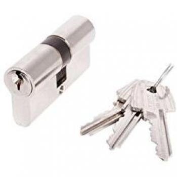 Tesa Assa Abloy, 50303030N, Cilindro Estándar, TE5, Leva Larga, Llave - Llave, Niquelado, 30 x 30 mm