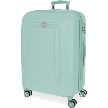 Movom Maleta Grande Riga Rígida 80cm ABS con Capacidad de 108L Turquesa o Verde