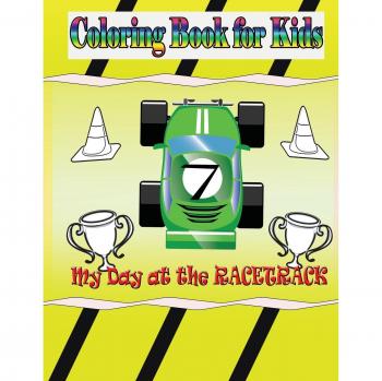 Mi Día en la Pista de Carreras: Libro para Colorear Infantil