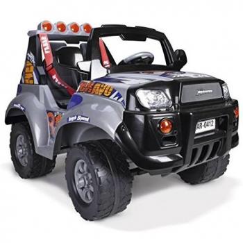FEBER - Vehículo infantil de 2 plazas X-Storm Bravo High Speed 12V con luces y sonidos