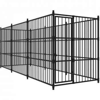 vidaXL Large Outdoor Dog Kennel 450x150x185 cm