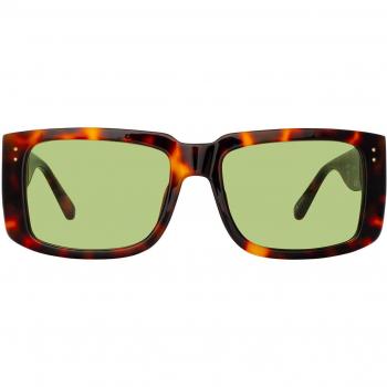 Linda Farrow Morrison LFL1027 C8 Men's Tortoiseshell Sunglasses Size 59