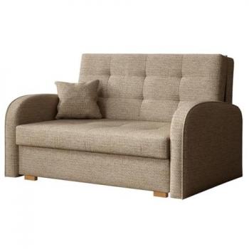 Sofá-cama Columbus 115 con caja de ropa de cama, muebles ya montados, dimensiones 133 x 85 x 98 cm
