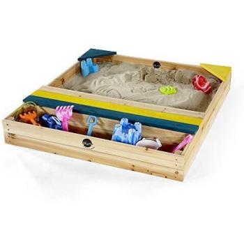 Caja de arena de madera de almacenamiento Plum ciruela