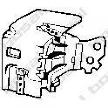 BOSAL Soporte de sistema de escape para RENAULT Clio y Thalia, Ref: 255-151, incluye tope silenciador