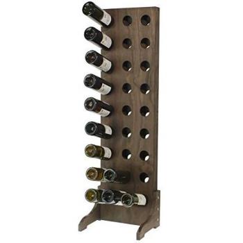 Expovinalia Botellero para 27 Botellas, Madera, Marrón, 118x35x7 cm