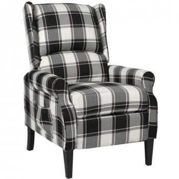 Silla Reclinable Multicolor de Tela con Diseño Moderno