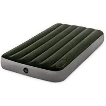 INTEX Colchón Inflable con Hinchador Integrado Fiber-Tech Downy